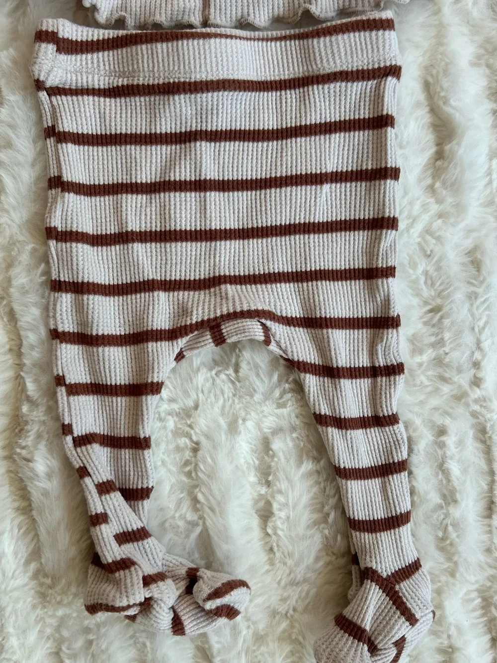 Angel Dear Striped Waffle Set